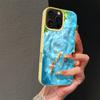 Goldfish pond ripple pattern Phone Case For iPhone 17 16 Pro Max 15 14 13 11 12 17 PROMAX Plus Silicone Cover Fashion Case
