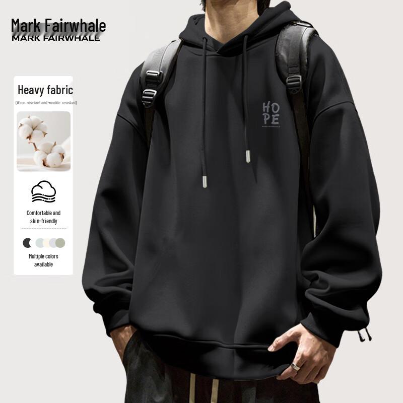 

Mark Fairwhale Men s Heavyweight Hooded Sweatshirt M