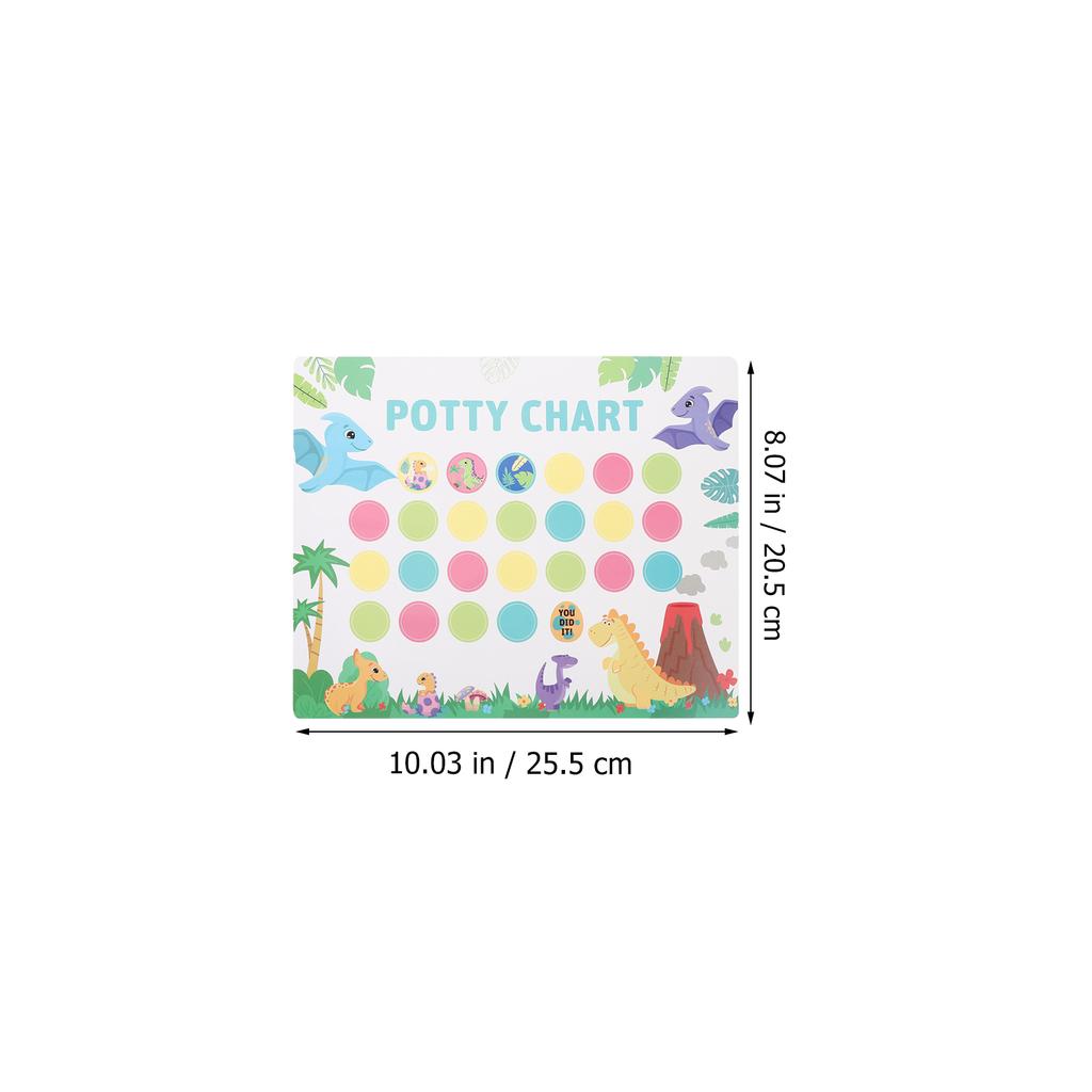 1 Set Potty Training Chart and Sticker Toddlers Potty Training Sticker Toddler Sticker Chart for Toddler Kids Home Training