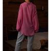 Casual Fashion Loose Women Shirts Long Sleeve Basic Office Blouse Sweet Spring Summer Tops Simple Solid Color Women's Clothing