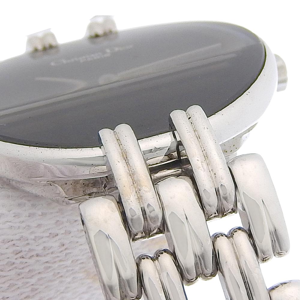 Dior Bakira Watches D44-120 Silver blackDial Stainless Steel Quartz Analog Display Women Used