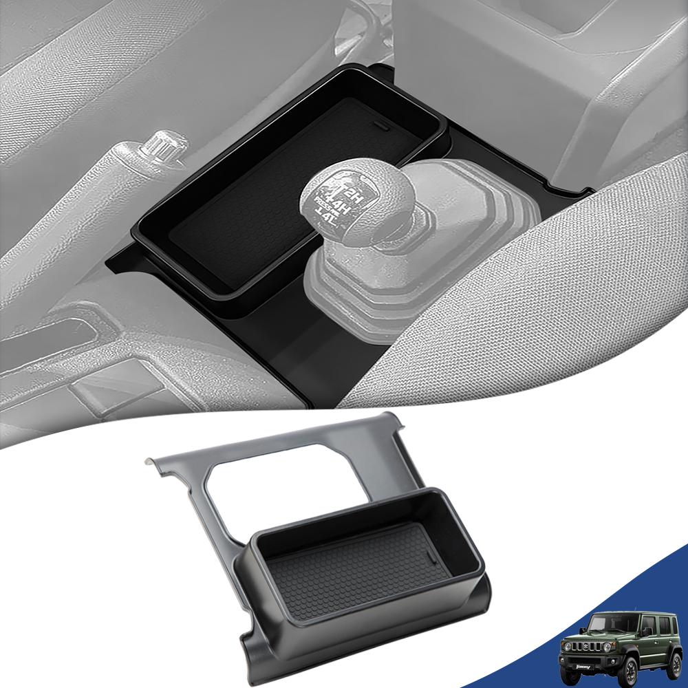 Car Gear Shift Storage Box Organizer Tray Cup Holder for Suzuki Jimny 5-door XL JC74 2026 2026 2026 AT Model Interior Accessory