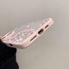 Pink Cherry Elegant Floral Background Design Magnetic Phone Case For iPhone 17 16 15 14 13 12 Pro Max 11 16 Plus 16E 17Air Cover