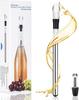 Drink Cooling Set, Stainless Steel Wine Bottle Chilling Stick with Pour Spout, Bottled Cooler, Drink Chiller, Wine Accessory (1 Piece)