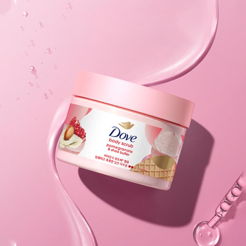 DOVE Body Scrub Pomegranate & Shea Butter 298g
