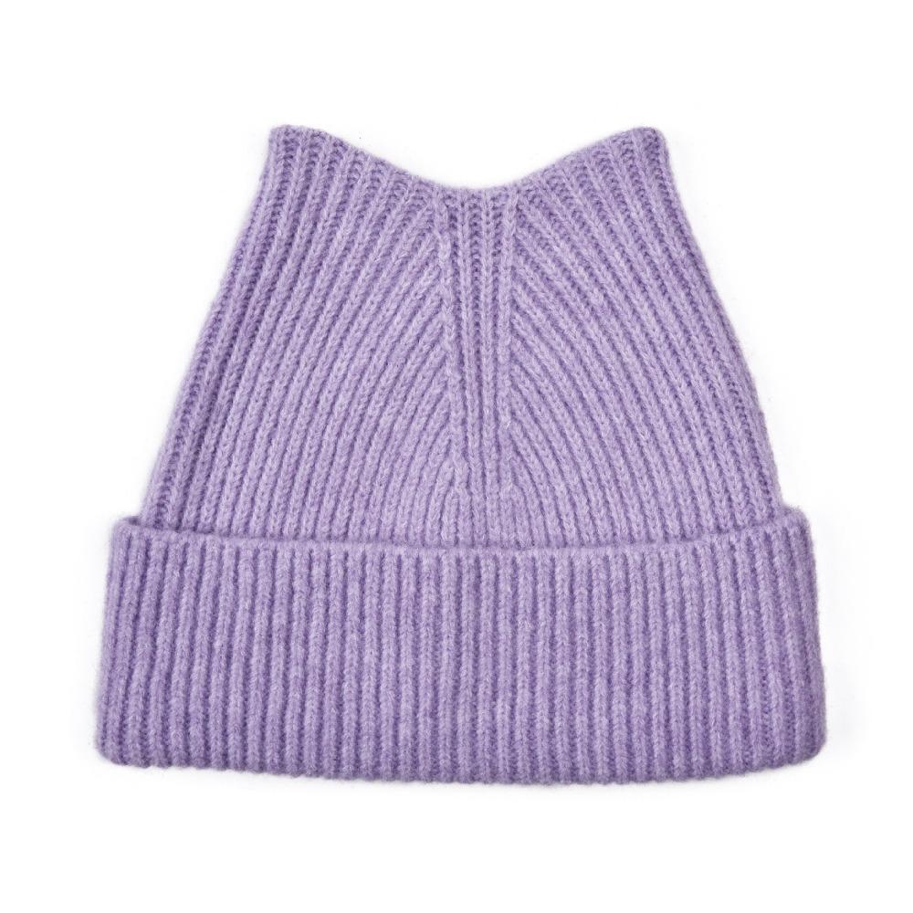 Autumn Winter Ear-Protecting Wool Hat Warm Beanies Hat Cat Ear Knitted Hat  Ear Protection Hat