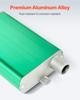 Diesel Heater Muffler, 24mm Diesel Heater Muffler Upgrade, Parking Heaters Mufflers Fit with 2 Clamps and Screws, Aluminum Alloy Upgraded Exhaust Pipe