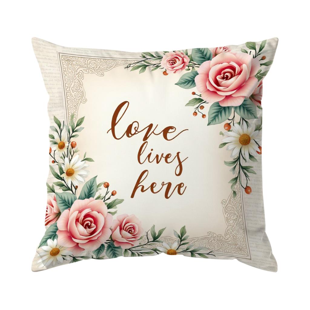 Retro Boho Farmhouse Pillowcase Printed Polyester 40/45/50cm Throw Pillowcover Decorative Sofa Cushion Pillowslip Home Decor