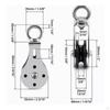 Stainless Steel Pulley Rustresistant Fitness with Wheel Smooth Traction for Athletes,