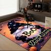 1PC Custom Name Halloween Gnome Boo Night Theme Floor Mat Ideal for Living Room, Game Rooms, Office, Bedroom,Floor Mat Playful Design252