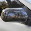2Pcs  For 07-13 Toyota Corolla Carbon Fiber Look Side Wing Mirror Cover Cap Trim