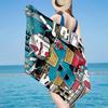 Mecha Armor Robotic Design Beach Towel, Super Soft Microfiber, Gift for Her/Him, Birthday, for Pool, Beach, Travel, Home Decor Fan gifts