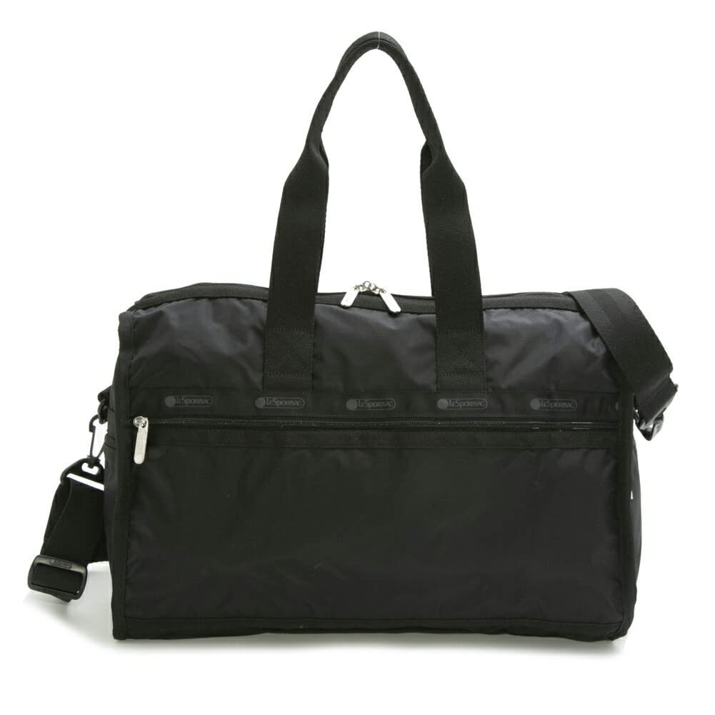 

LeSportsac Boston Bag DELUXE MED WEEKENDER 4318 R086 RECYCLED BLACK Black Plain [LeSportsac] [Item] чорний