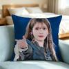 Lee Ji Eun IU Beauty Pillow Case Square Double-Sided Sofa Cushion Cover Bedroom Bedside Pillow Gift