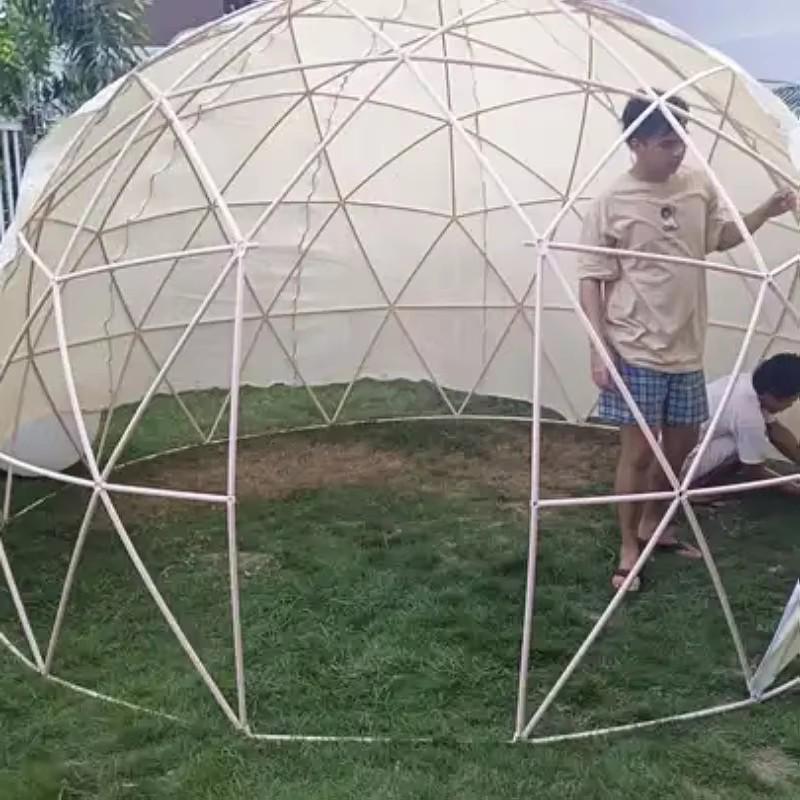 High-Quality Eco-Friendly ABS Frame Outdoor Double Cover PVC All-Season Tent