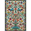 Indian Folk Art Floral Pattern Tree of Life Peacock Vintage Poster Canvas Painting Print Wall Picture for Living Room Home Decor