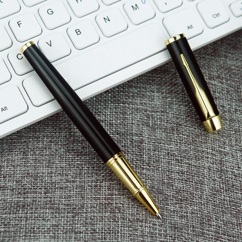 

Elegant Customizable Ballpoint Pen with Metal Body - Perfect for Business Gifts and Branding with Logo Printing. золотий/чорний