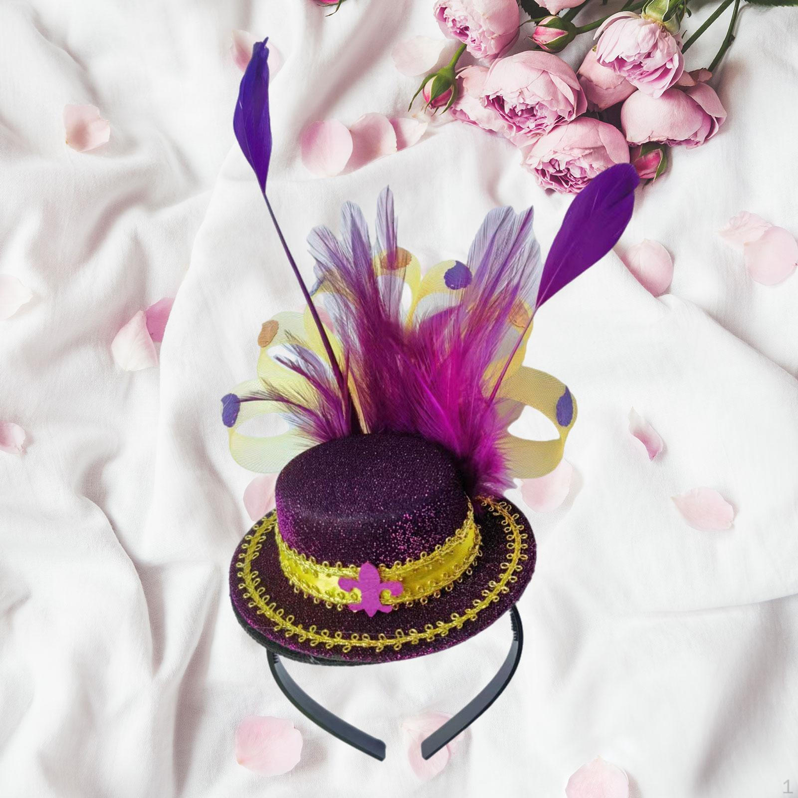 

Повязка на голову ко Дню Святого Патрика, перьевая шляпа для вечеринки, праздника, фестиваля