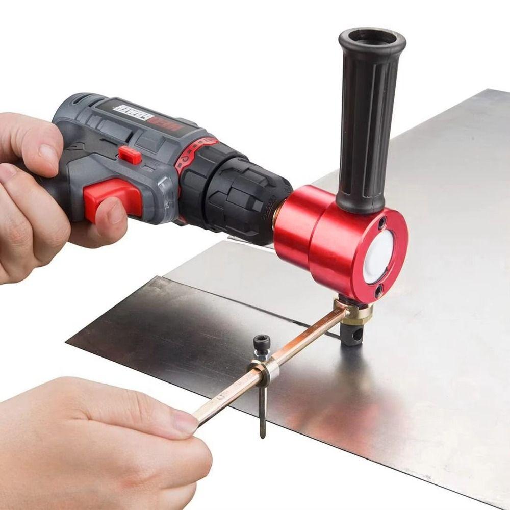 360 Degree Rotary Metal Sheet Cutter Adjustable Electric Drill Attachment  Sheet Metal Cutting