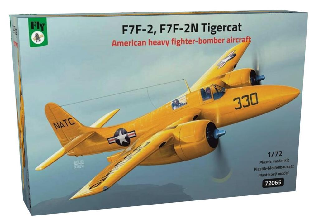 Fly Grumman Tigercat Plastic Model Kit FLX72065 1/72 F7F-2/2N (Airplane)