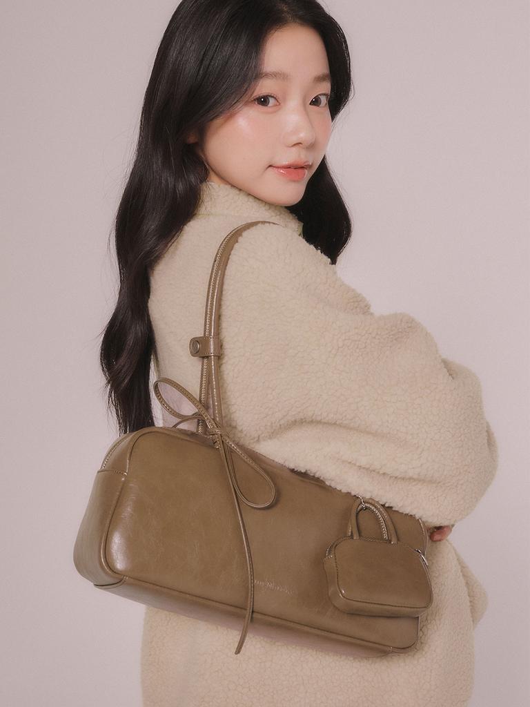 Mellotory Twin Baguette Bag (Khaki)