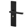 Black Magnetic Door Lock with Silent Handle for Bedroom