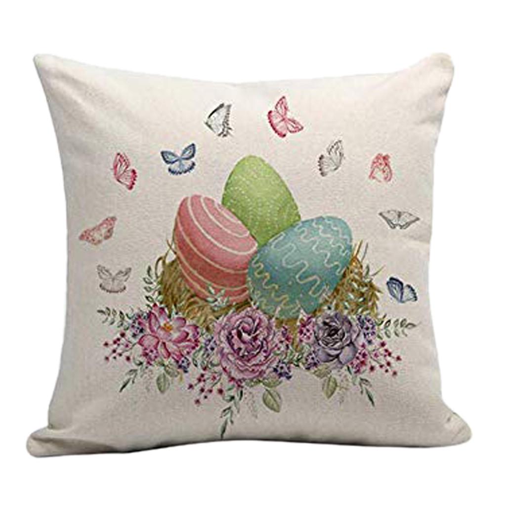 Square Cotton Linen Flower Pillow Case Sofa Throw Waist Cushion Cover Home Decor Square Cotton Linen Flower Pillow Case Sofa Throw Waist Cushion Cover Home Decor