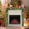 1.8m Simulated Rattan, Soft Glue, Rattan Norfolk  Green Plant, Christmas Home Decoration