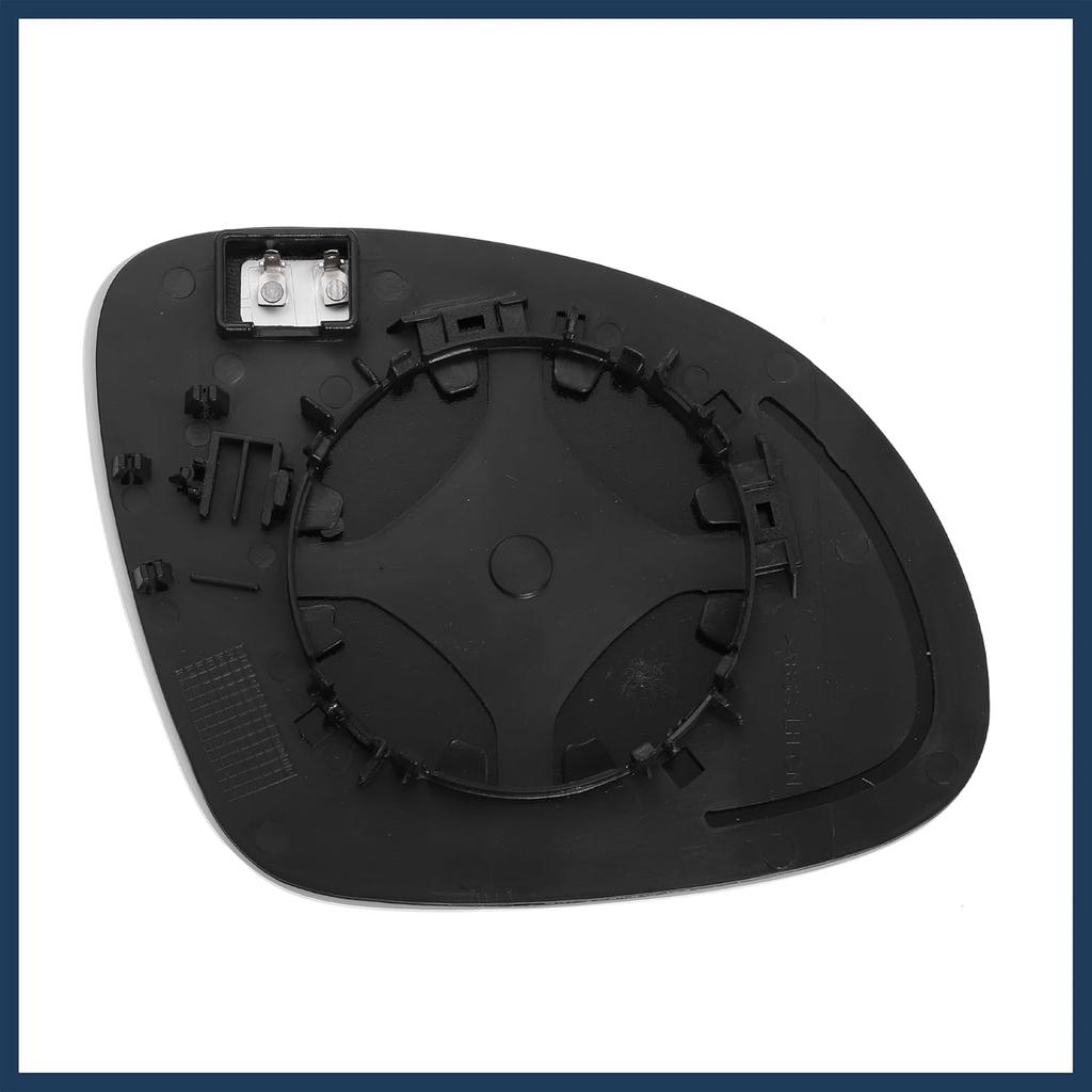 for Volkswagen Tiguan 2007-2016 for Volkswagen Sharan 2010-2022 Car Rearview Driver Left Side Heated Mirror Glass Replacement W/Backing Plate