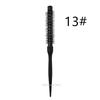 1/5PCS Black Curly Round Hair Comb Aluminum Tube Hair Brush Comb Professional Hairdresser Comb Salon Barber Styling Tool