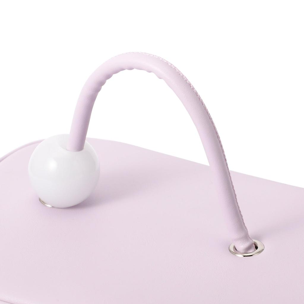 Francfranc Wave Shape Vanity Pouch, Large, Light Purple, Makeup Pouch, Accessory Organizer