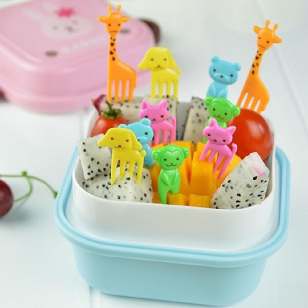 Animal Food Picks for Kids for Fruit Dessert Pastry Snacks 30 Pcs