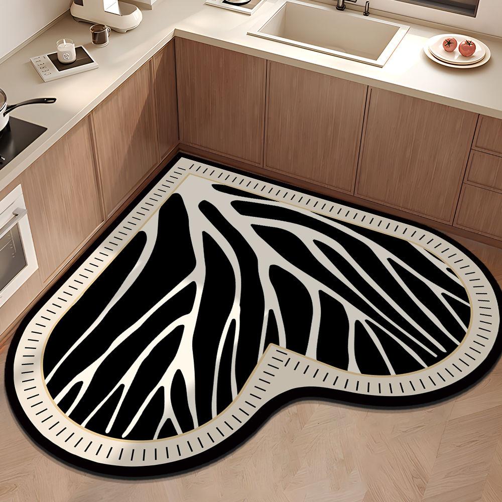 

Милый коврик в форме сердца, впитывающий грязь, устойчивый к износу и скольжению для кухни и ванной комнаты 140 * 140cm