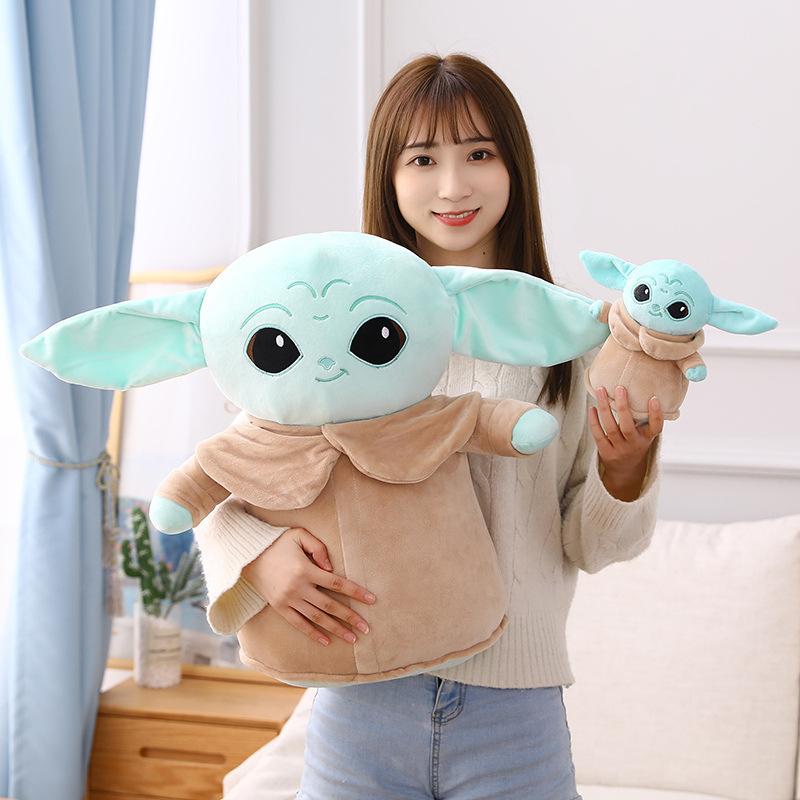 Disney Star Wars Yoda Baby Plush Toy Master Mandalorian Doll Decoration Pillow Kawaii Stuffed Toys Gift Dolls For