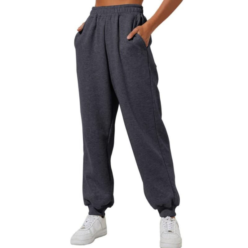 Women's Spring and Autumn High Waisted Loose Sweatpants Comfortable Casual Jogging Pants