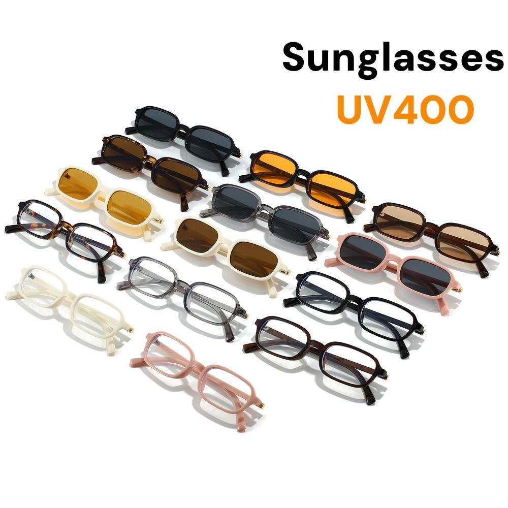 Fashionable and Personalized Small Frame UV Resistant Sunglasses Unisex Versatile Design Essential Sunscreen for Outdoor Travel