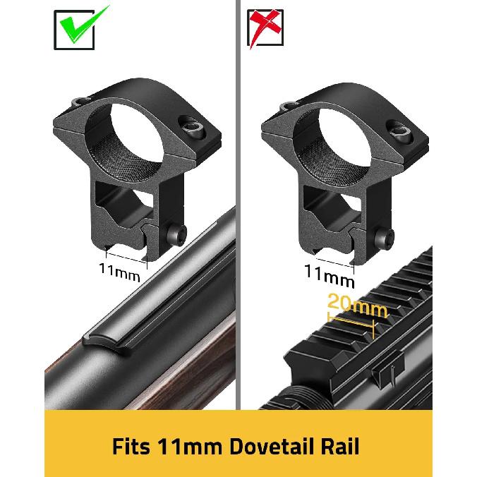 3-9x40 Compact RifleScope Crosshair Reticle with Mounts for Quick Aiming Made Of High-strength Aluminum Alloy