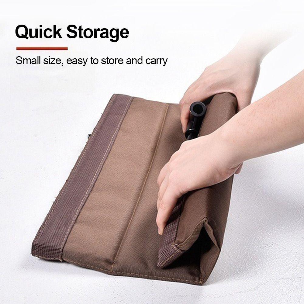 Backrest Cushion Foldable Camping Chair Lightweight Oxford Cloth Lazy Chair Back Support Outdoor Relaxing Chair