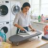Enhanced Non-Slip Folding Ironing Board with Storage Basket