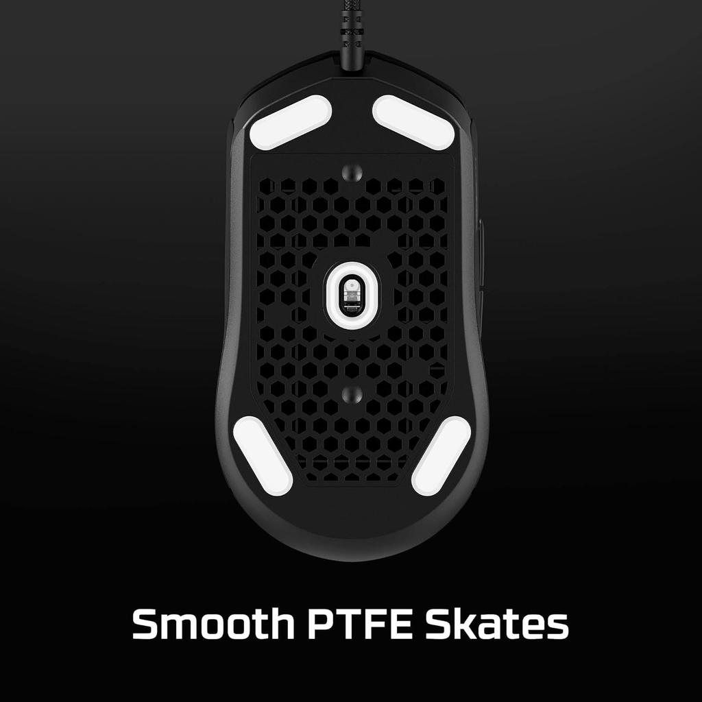 HYPERX Pulsefire Haste 2 – Wired Gaming Mouse- Ultra Lightweight, 53g, 8000Hz Polling Rate, Precision Sensor, Hyperflex 2 Cable, Plug and Play