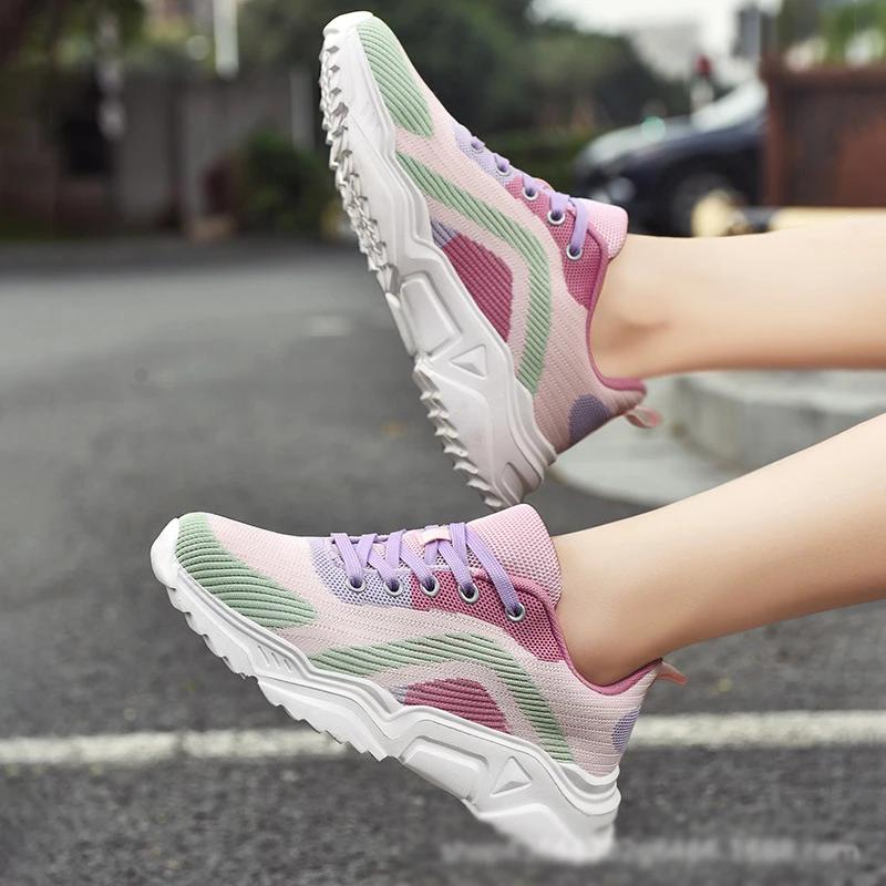 New Women Shoes Breathable Sneaker Girl Fashion Casual Sport Lightweight Comfortable Athletic Shoes