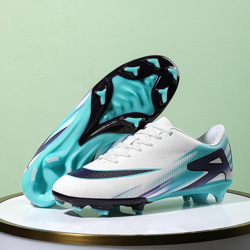 Mens Football Shoes Society Professional Outdoor Training Anti Slip Field Soccer Cleats Long Spikes Five-a-side Soccer Shoes Man