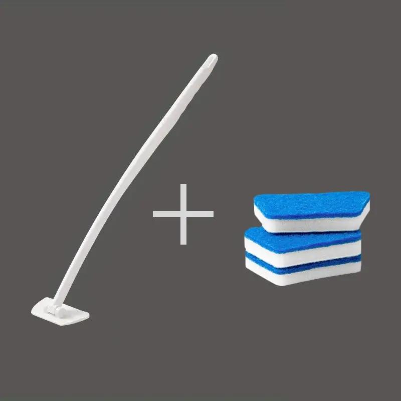 Bathroom Cleaning Brush Wall Brush Multi-function Long Handle Brushes Replaceable Household Bathtub Ceramic Tile Sponge Brush