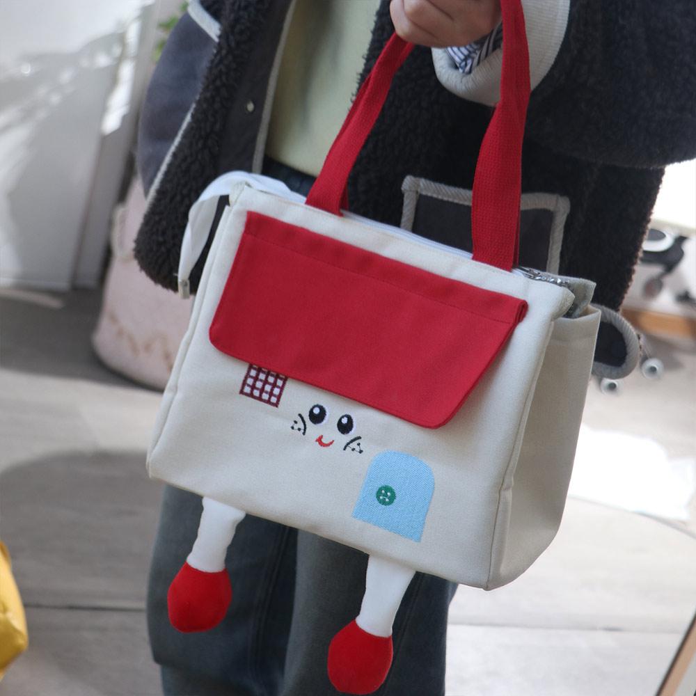 Insulated Ice Pack Lunch Handbag Handheld Thermal Lunch Pouch Insulated Tote Bag  Travel