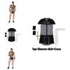 2023 New European And American Men's Adult Nightclub Sexy Mesh Bodysuit Priest Roleplay Costume