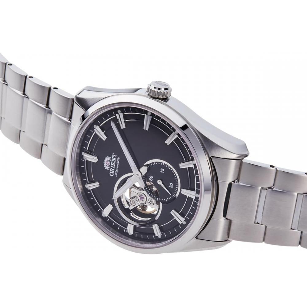 Orient Men S Automatic Watch Open Heart Black Rn Ar0001b