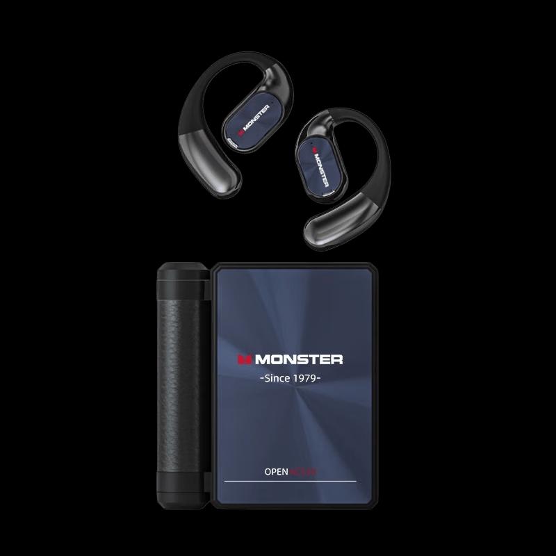Cuffie sportive Monster AC530 con gancio per l'orecchio e cancellazione del rumore