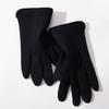 Hengyuanxiang Men's Fleece-Lined Wool Touchscreen Gloves