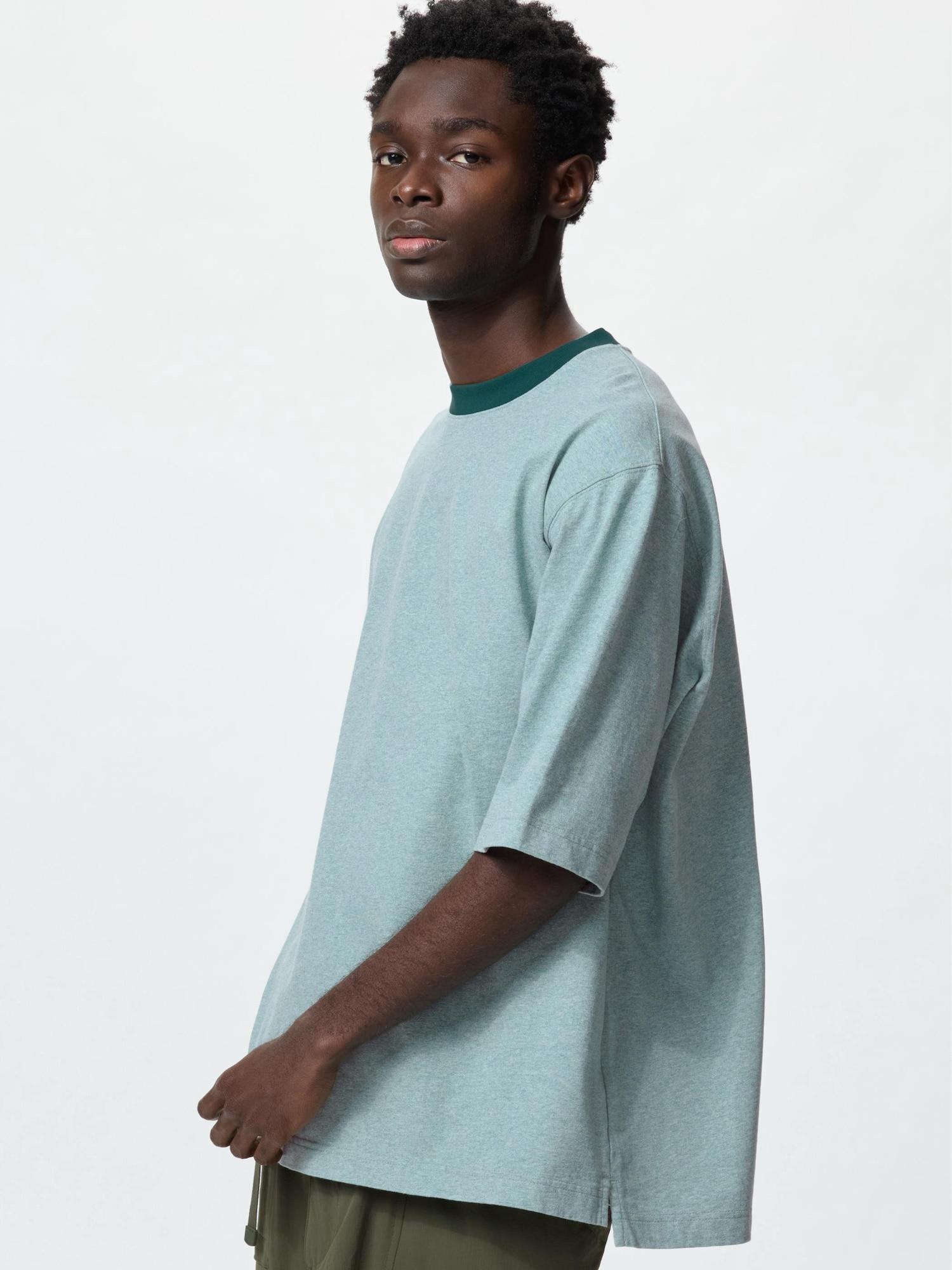 

Uniqlo Japan Футболка большого размера Kirikae 54 GREEN/XS