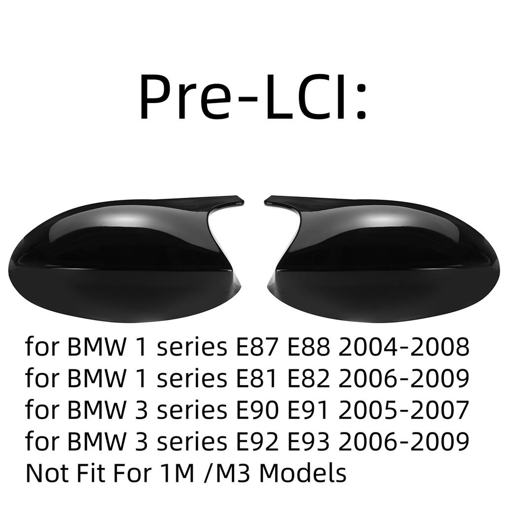 Replacemen Rear View Mirror Cover Caps For BMW 3 Series E81 E82 E87 E88 E90 E91 E92 E93 2005-2013 Side Wing Mirror Cap